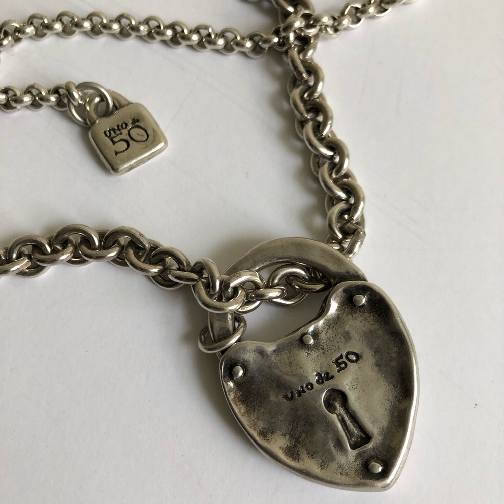 UNO de 50 Chunky Lock Necklace